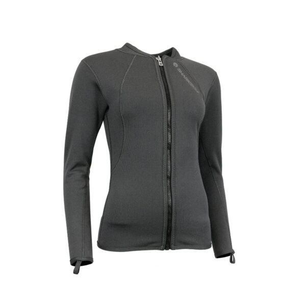 T2 CHILLPROOF HAUT À MANCHES LONGUES ET ZIPPÉE - FEMME