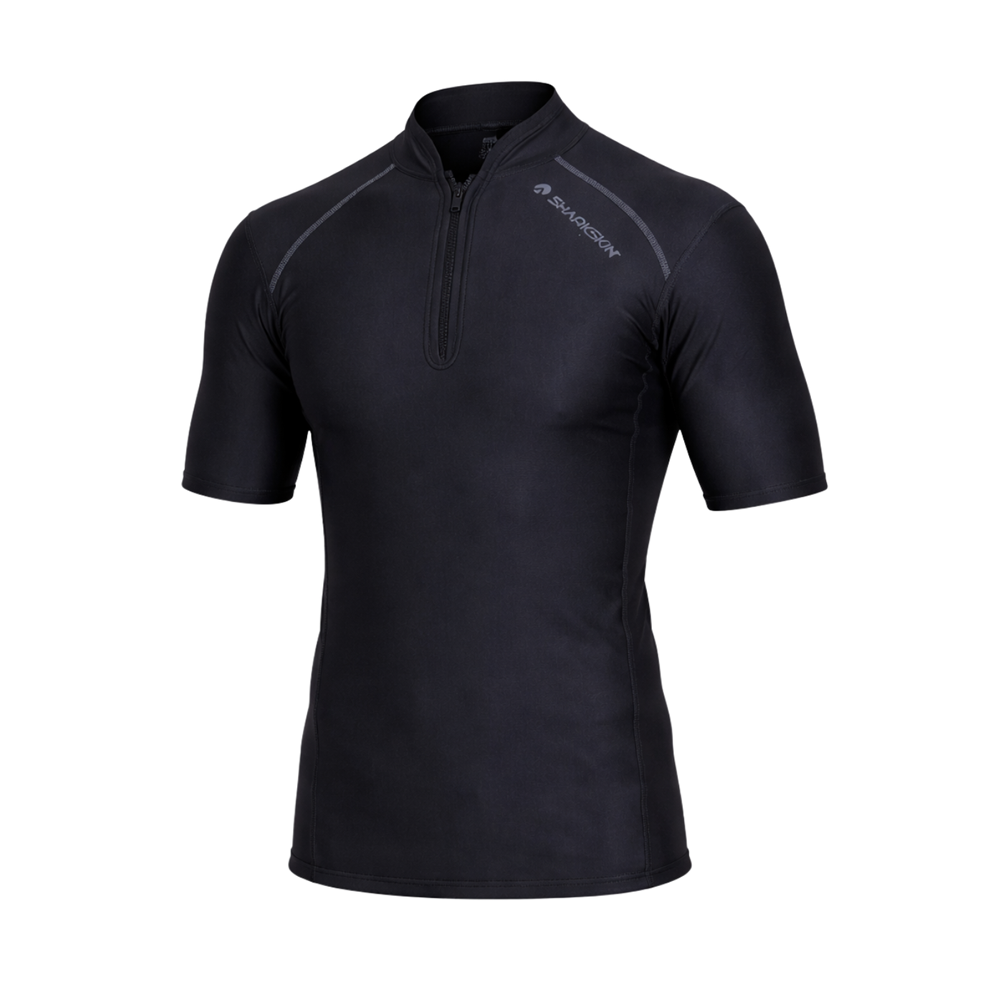 HAUT À MANCHES COURTES CHILLPROOF DEMI ZIP – HOMMES